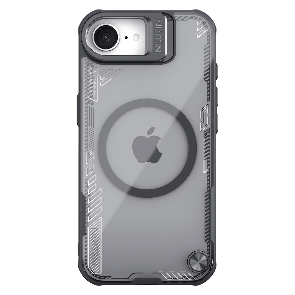 Nillkin Iceblade MagSafe dėklas iPhone 16e – juodas