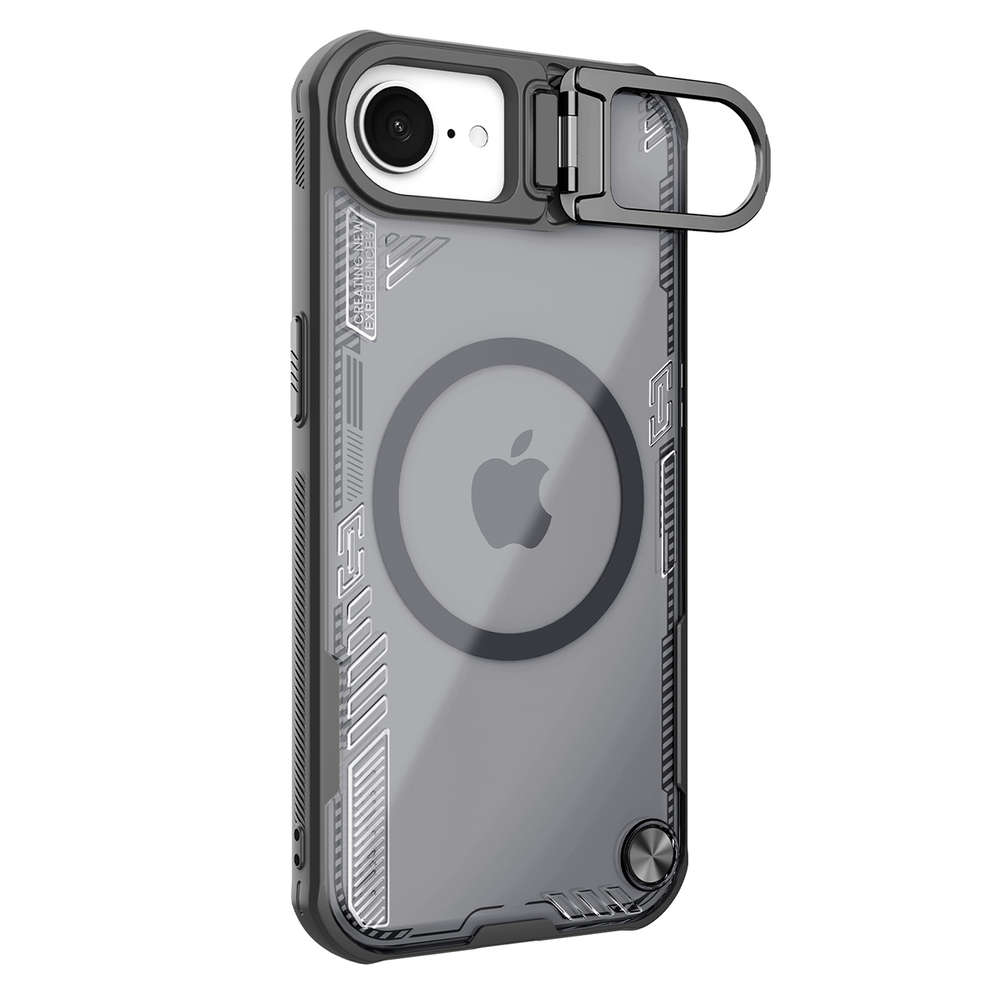 Nillkin Iceblade MagSafe dėklas iPhone 16e – juodas