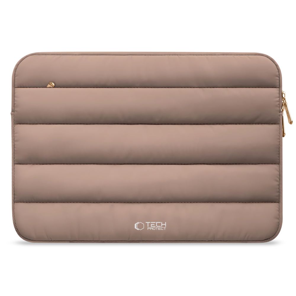 Dėklas nešiojamajam kompiuteriui Tech-Protect Fluffy 15-16", rudas