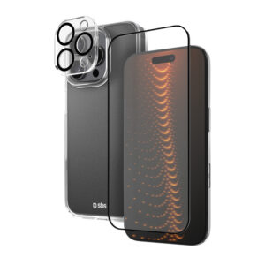 SBS D3O rinkinys iPhone 16 Pro – skaidrus