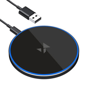 Wozinsky indukcinis įkroviklis WLI-01Y 15W Qi su USB-C laidu - juodas