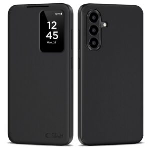 Dėklas Tech-Protect Smart Wallet Galaxy A56 5G, matinis juodas