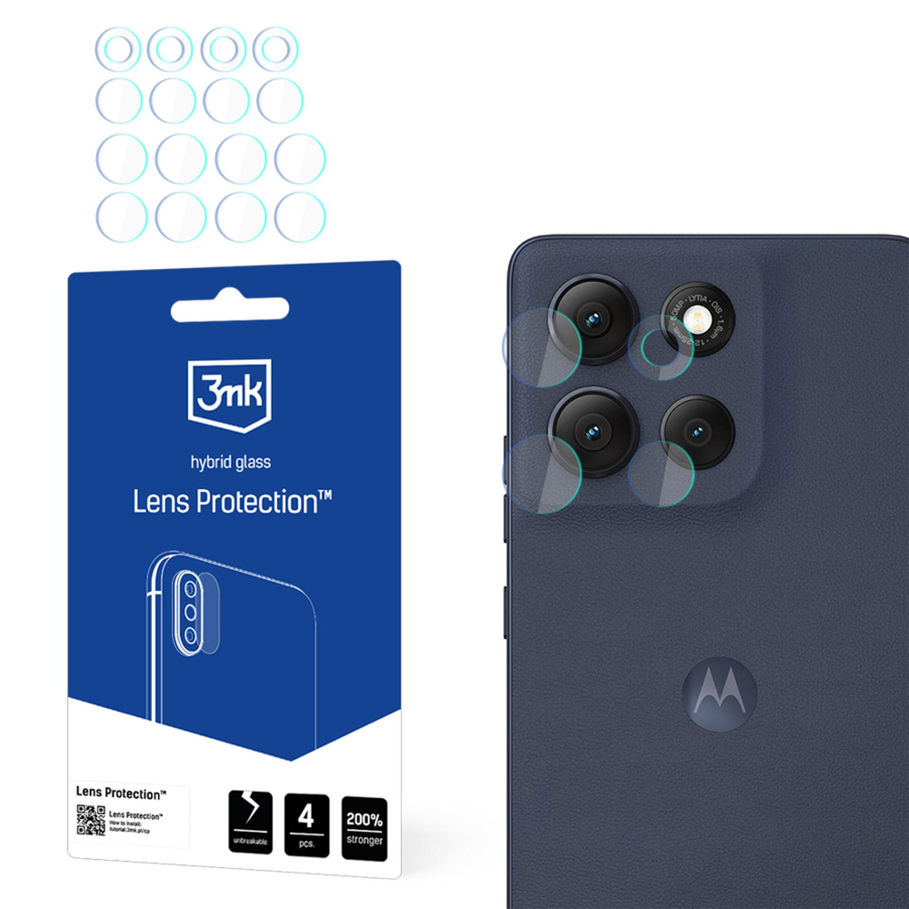 3mk objektyvo apsaugos kameros stiklas, skirtas Motorola Moto G86 / G86 Power