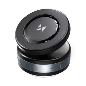 Wozinsky WUSQ-01 automobilinis laikiklis su Qi įkrovikliu, suderinamas su MagSafe juodas
