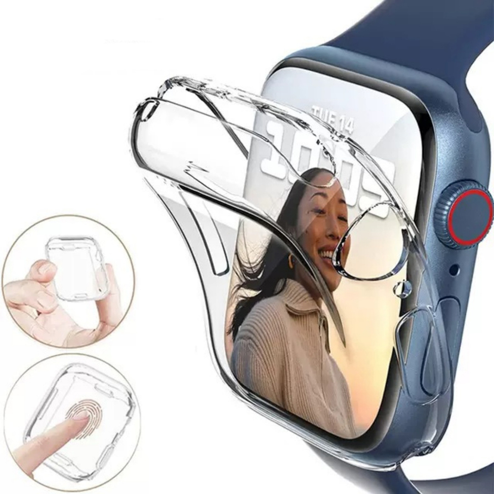 Skaidrus TPU dėklas Apple Watch Ultra 49 mm