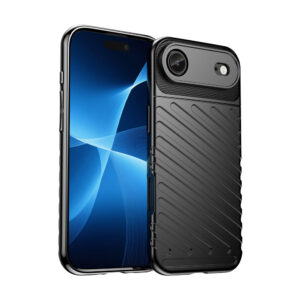 Thunder TPU dėklas iPhone 17 Air – juodas