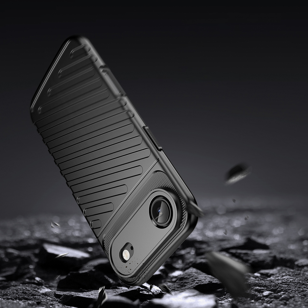 Thunder TPU dėklas iPhone 17 Air – juodas