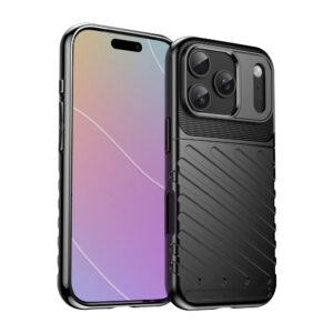 TPU dėklas iPhone 17 Pro Max – juodas