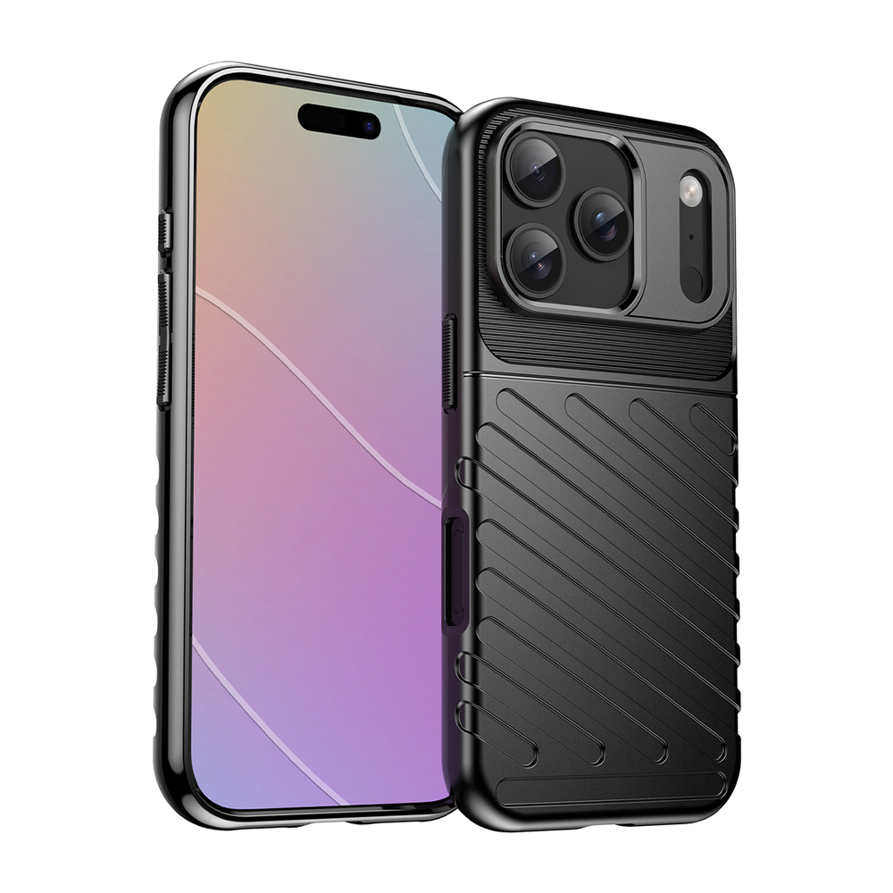 TPU dėklas iPhone 17 Pro Max – juodas