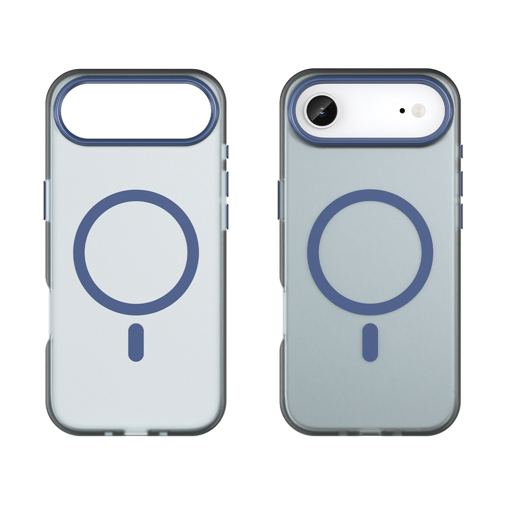 Magnetinis abrazyvas iPhone 17 Air Case Compatible with MagSafe – matinė mėlyna