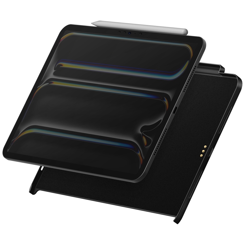 Uniq Axel dėklas, skirtas iPad Air 13" 2024 / 2025 / iPad Pro 13" 2024 - juodas