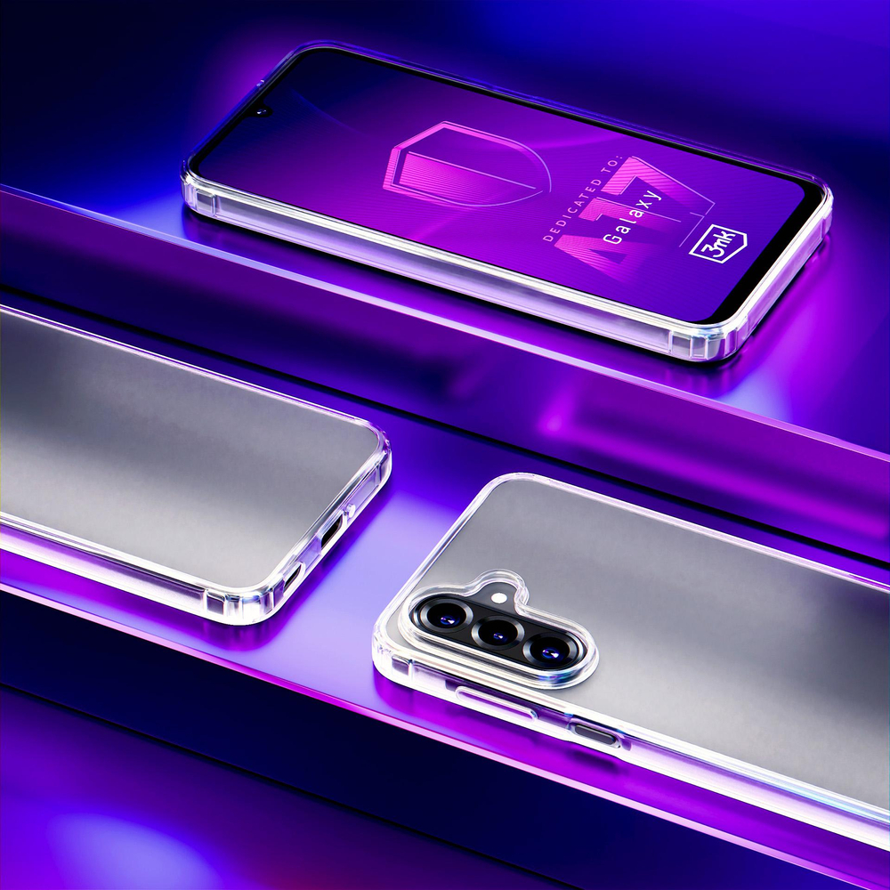 3mk šarvų dėklas, skirtas Samsung Galaxy A17 5G – skaidrus
