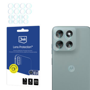 3mk Lens Protection hibridinis stiklas fotoaparato objektyvui ant Motorola Moto G56