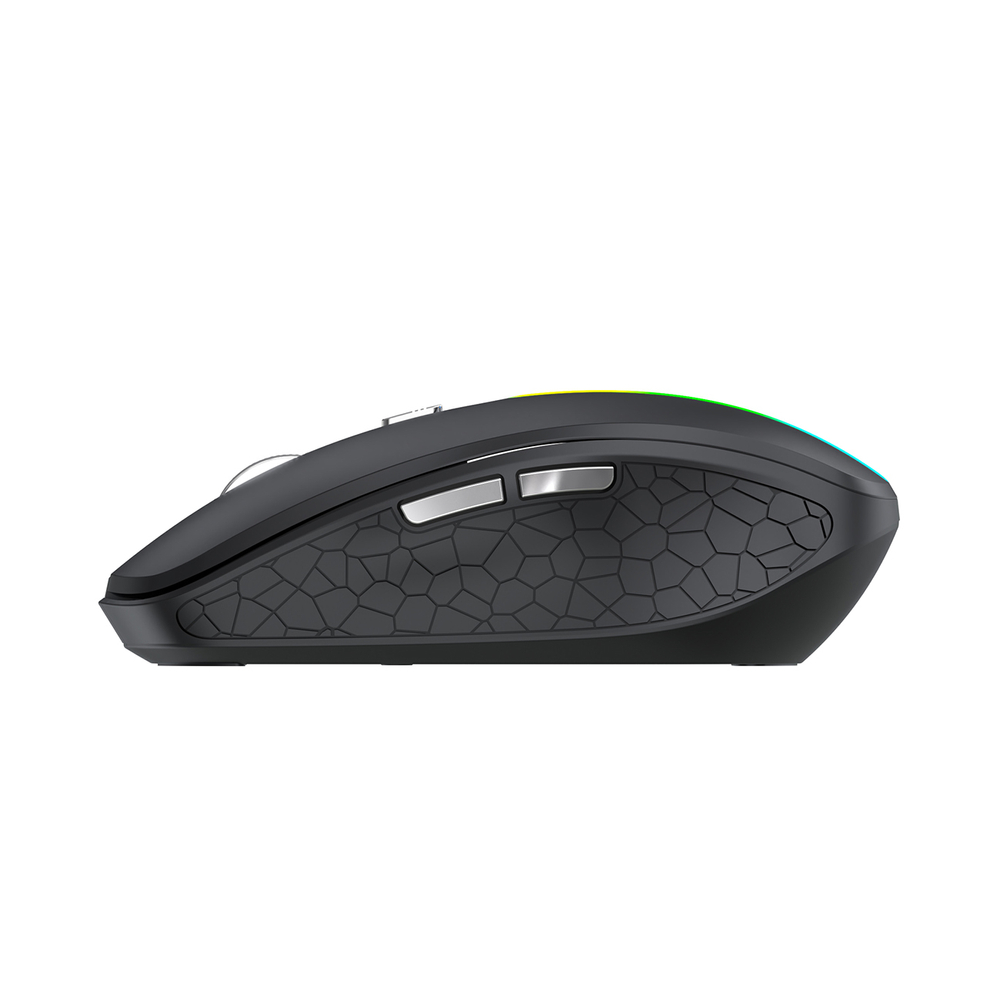 Wozinsky WMGK-1132 belaidė pelė su RGB apšvietimu – juoda