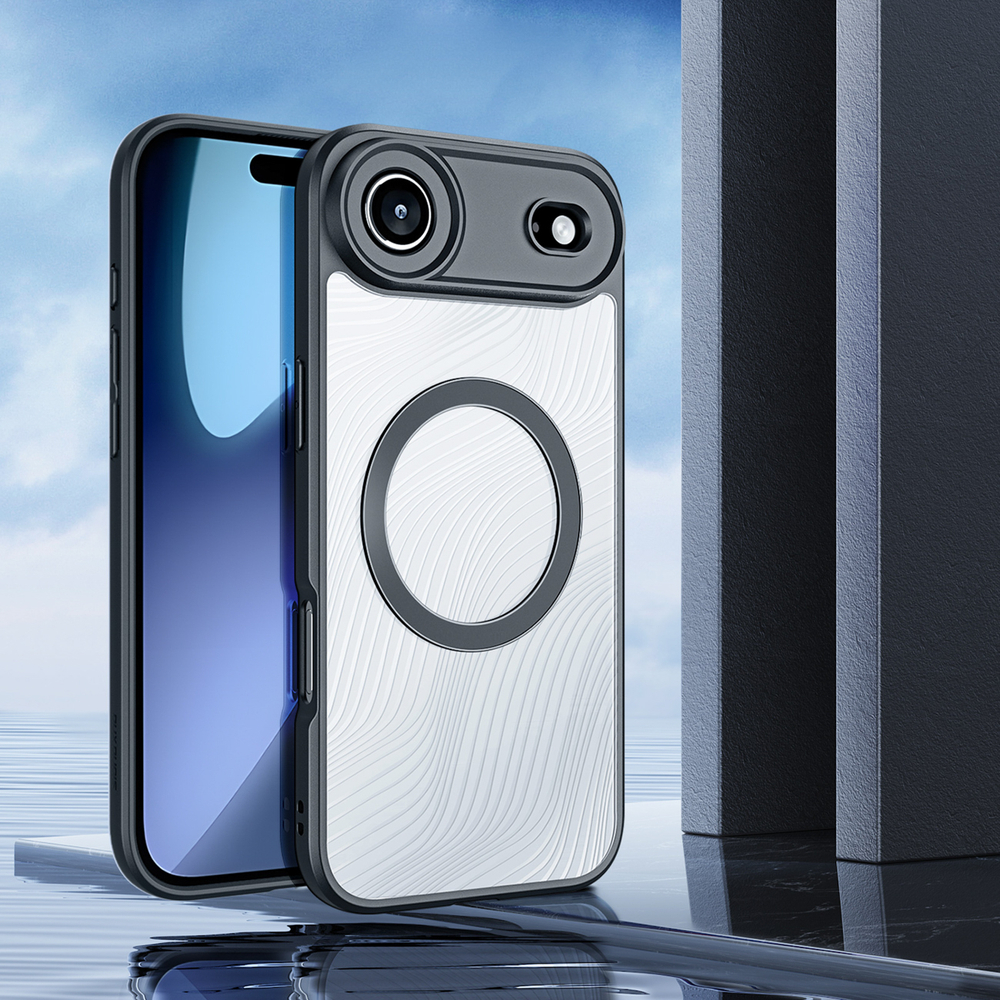 Dux Ducis Aimo Mag magnetinis dėklas iPhone 17 Air – juodas