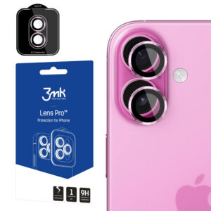 3mk Lens Protection Pro grūdintas stiklas, skirtas iPhone 17 – violetinė
