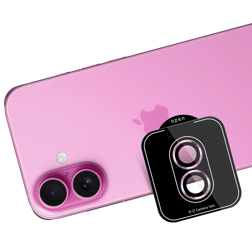 3mk Lens Protection Pro grūdintas stiklas, skirtas iPhone 17 – violetinė