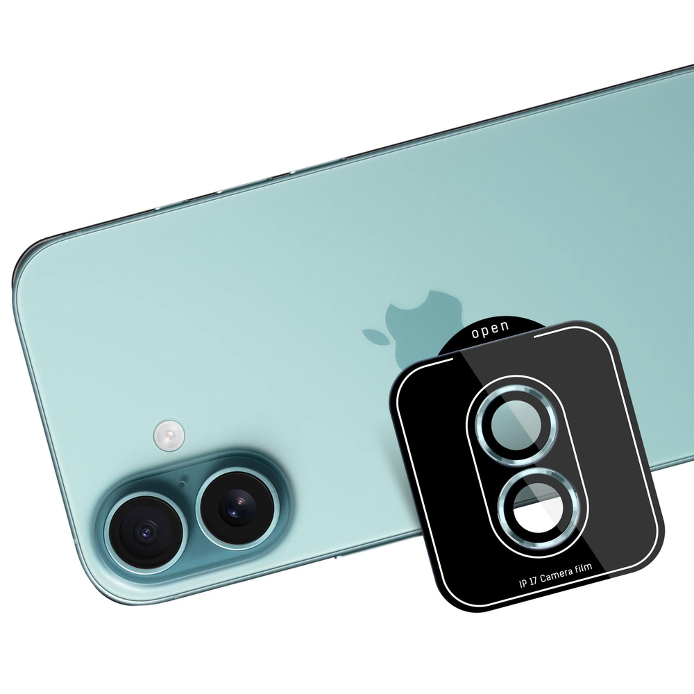 3mk Lens Protection Pro grūdintas stiklas, skirtas iPhone 17 – žalias