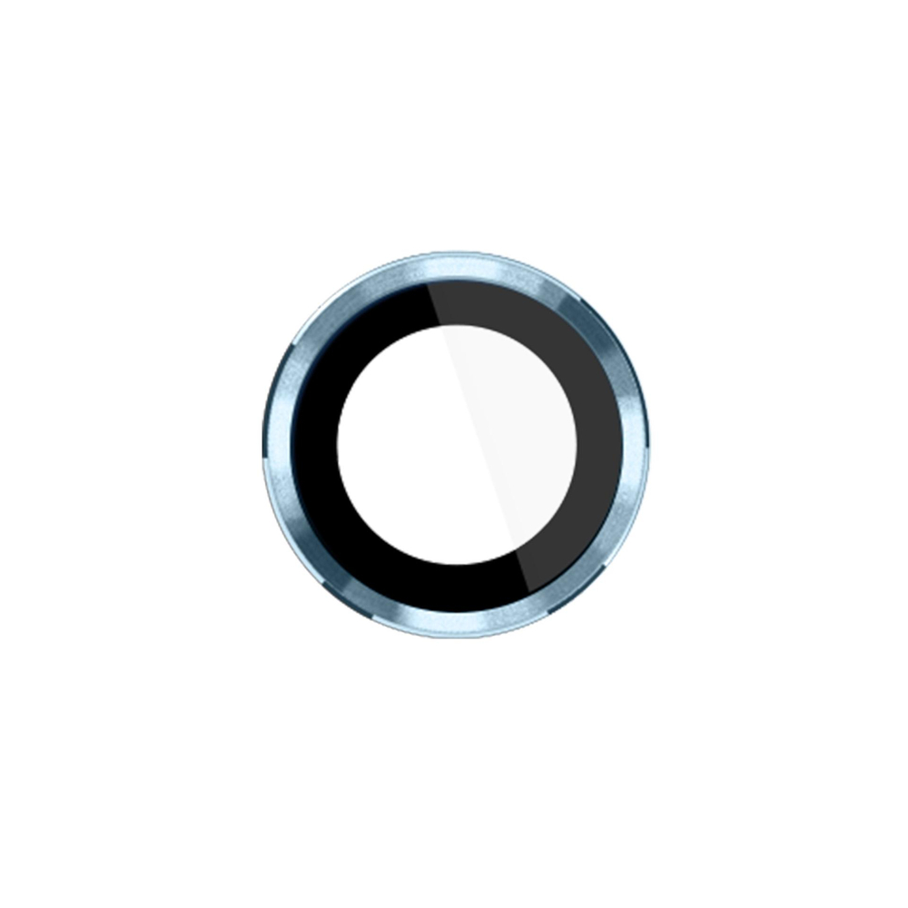 3mk Lens Protection Pro grūdintas stiklas, skirtas iPhone 17 Pro / 17 Pro Max – šviesiai mėlynas