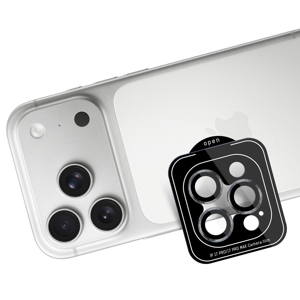 3mk Lens Protection Pro grūdintas stiklas, skirtas iPhone 17 Pro / 17 Pro Max – pilkas
