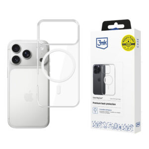 3mk Clear MagCase, skirtas Apple iPhone 17 Pro - skaidrus