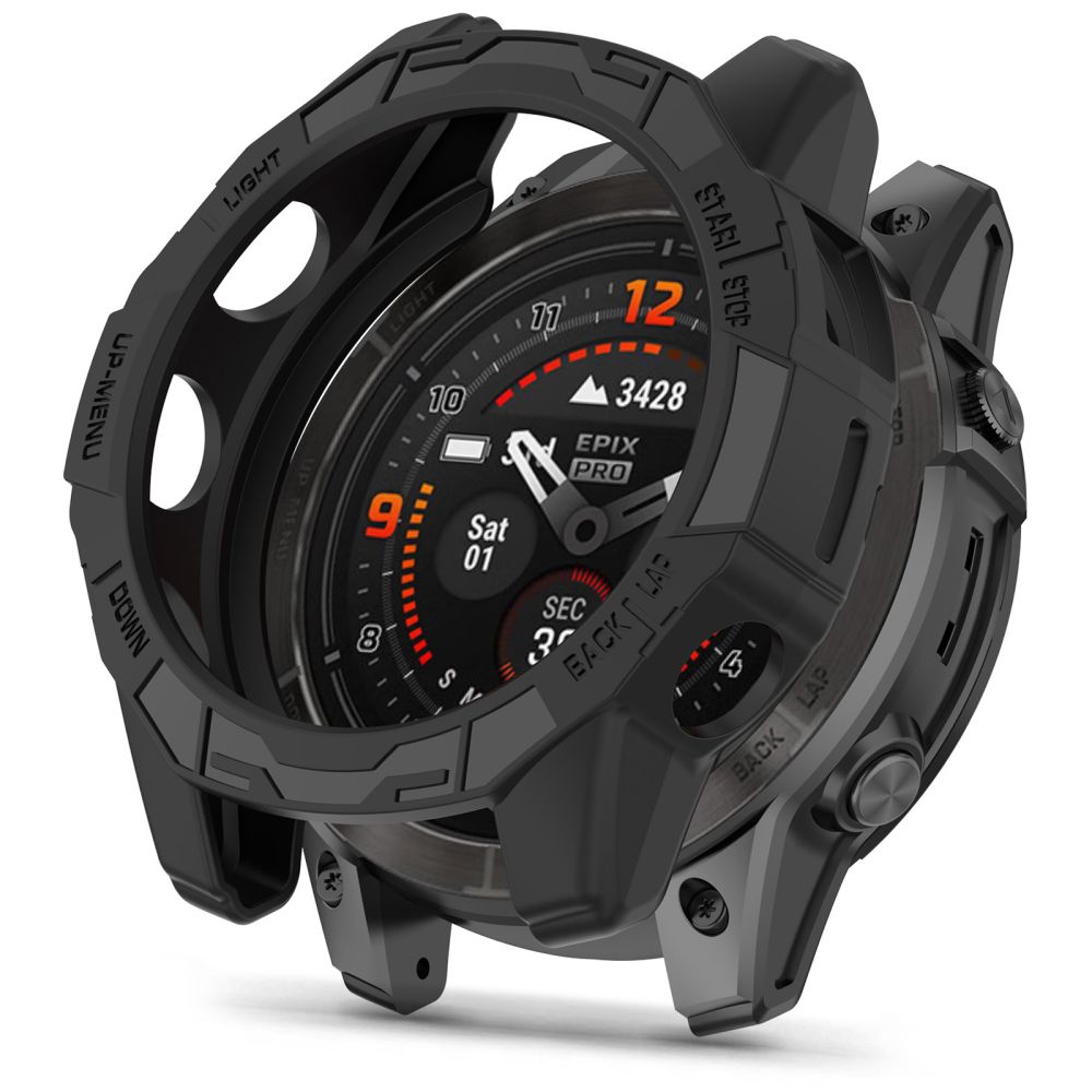 Dėklas Tech-Protect Defense Air Garmin Fenix 7X / 7X Pro, juodas