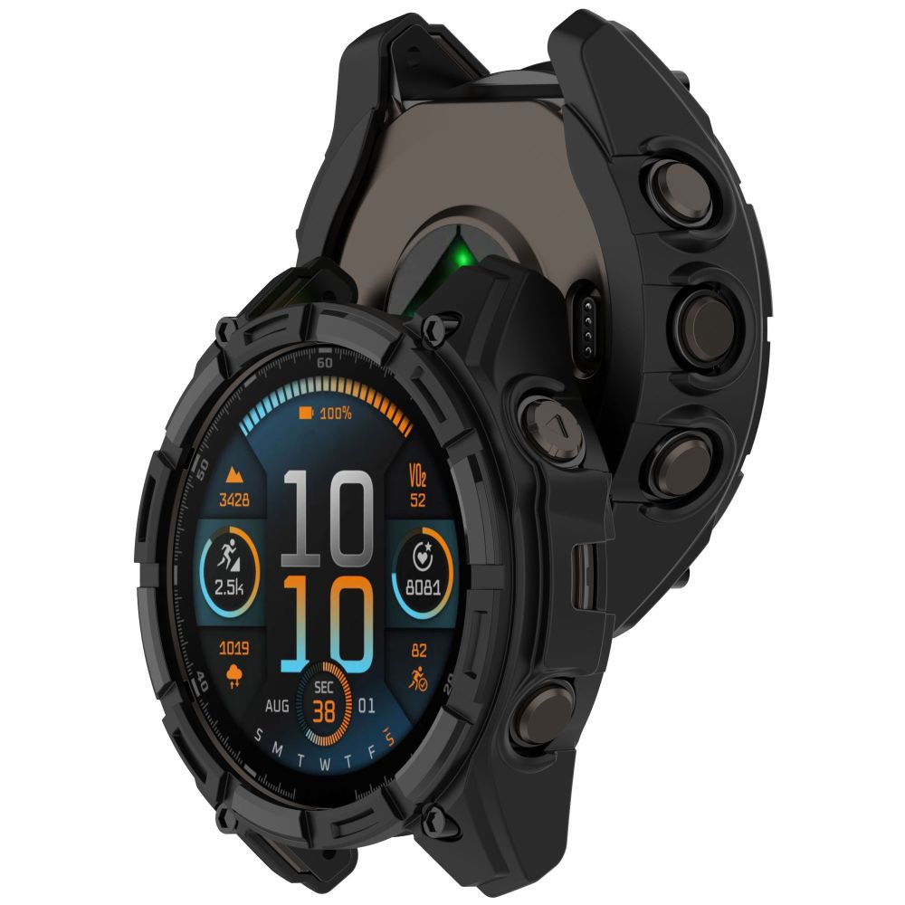 Dėklas Tech-Protect Defense Air Garmin Fenix 8 (51 mm), juodas