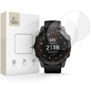Apsauginis stiklas Tech-Protect Glass Fit+ Garmin Fenix 7 / 7 Pro, 2 vnt., skaidrus