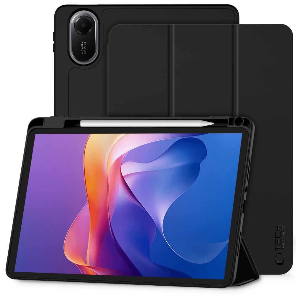 Dėklas Tech-Protect SmartCase Pen Redmi Pad 2 11, juodas