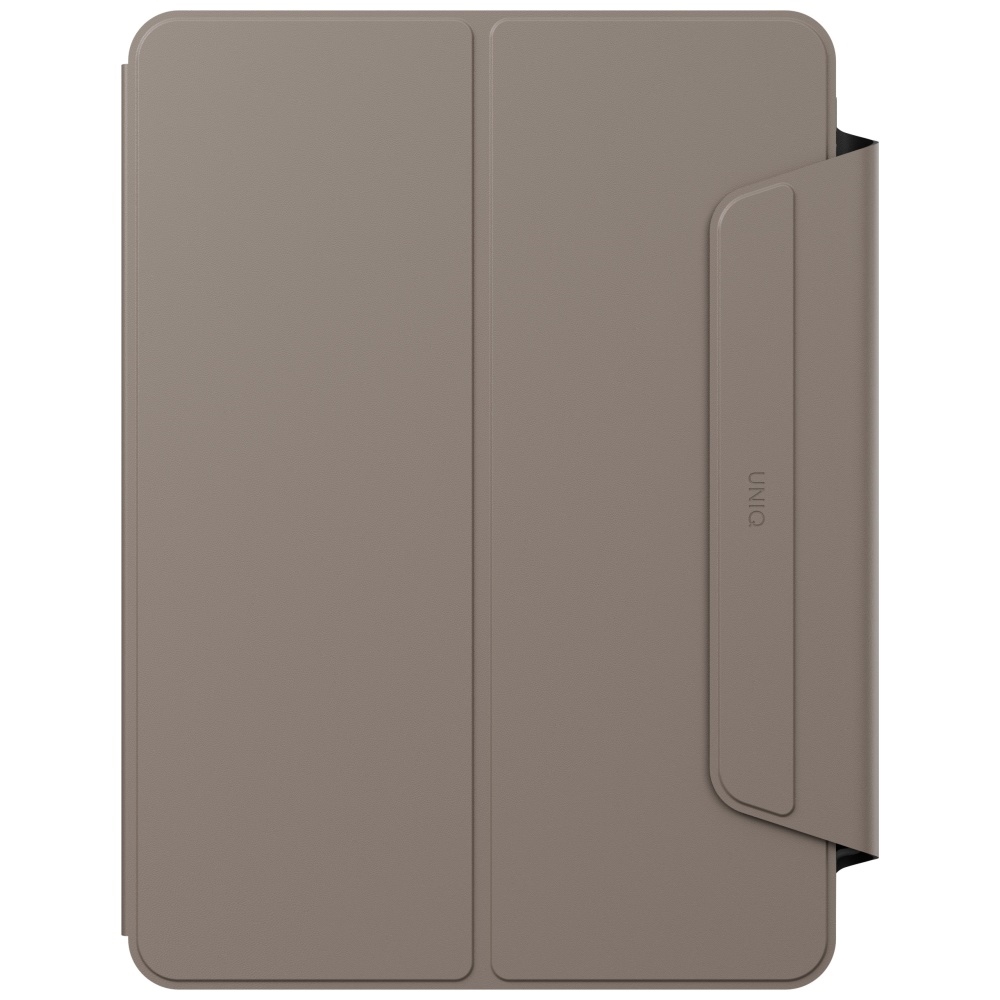 Uniq Rovus Snapmount Magnetic 360 besisukantis nuimamas dėklas, skirtas iPad 11" 2025 / iPad 10.9" 2022 (10 gen.) – pilkas