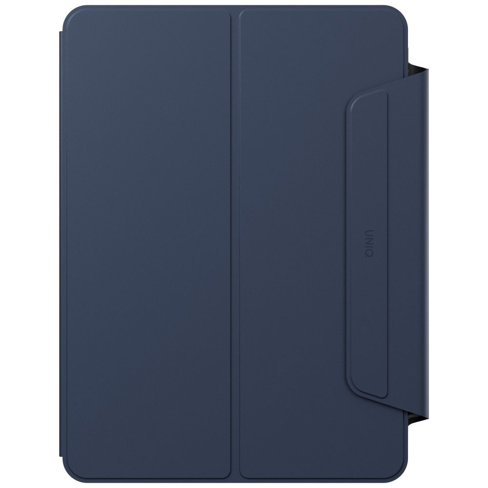 Uniq Rovus Snapmount Magnetic 360 besisukantis nuimamas dėklas, skirtas iPad Air 11" 2024 / 2025 / iPad Air 10.9" 2020 / 2022 – tamsiai mėlyna