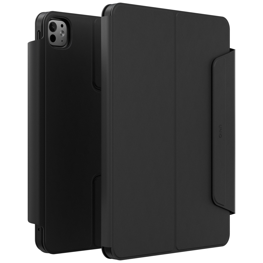 Uniq Rovus Snapmount Magnetic 360 besisukantis nuimamas dėklas, skirtas iPad Pro 13" 2024 (7 karta) - juodas