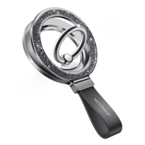 Joyroom magnetinis žiedinis laikiklis JR-ZS425 juodas