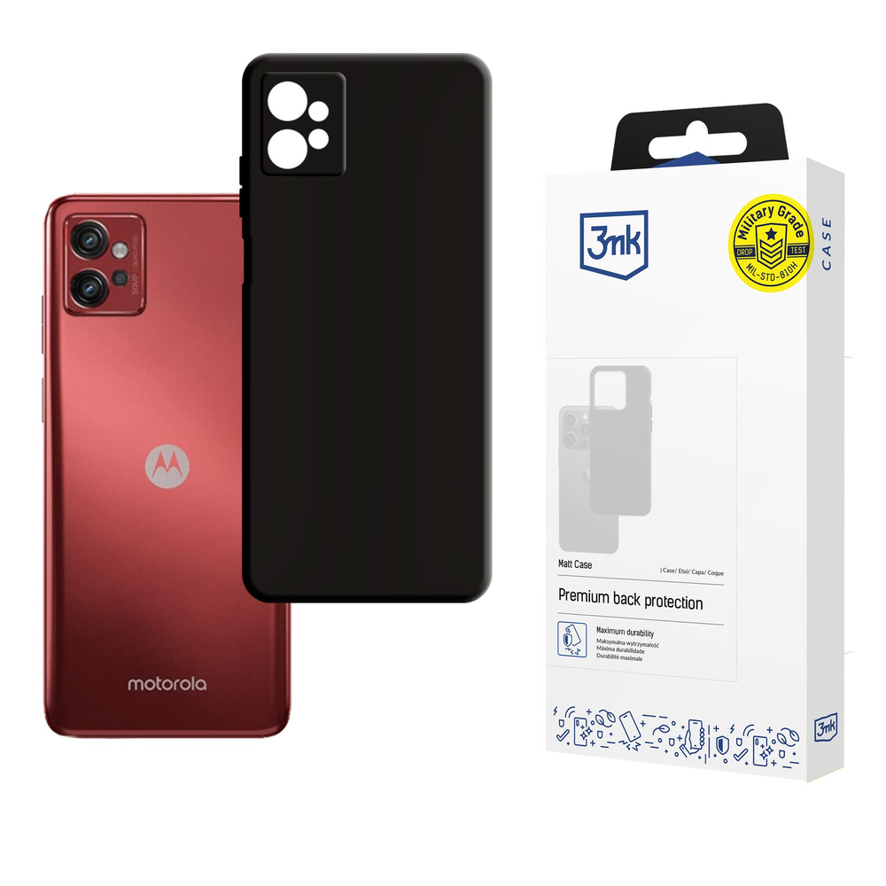 3mk Matt Case dėl Motorola Moto G32 - juoda