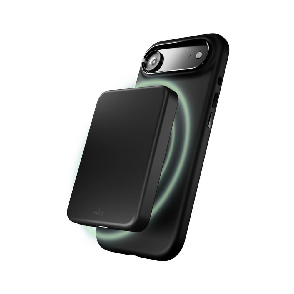 Puro Icon Mag Pro MagSafe dėklas iPhone 17 Air – juodas