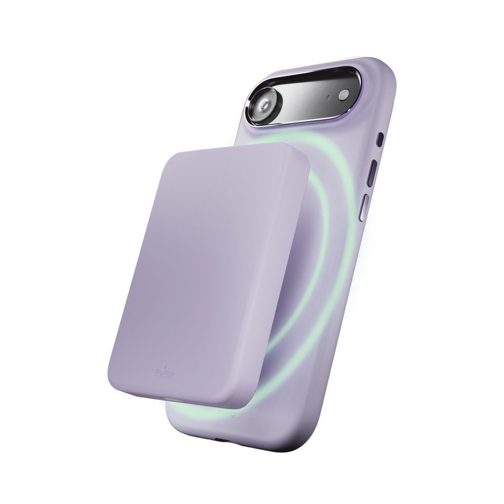 Puro MagSafe silikoninis dėklas iPhone 17 Air – rožinis