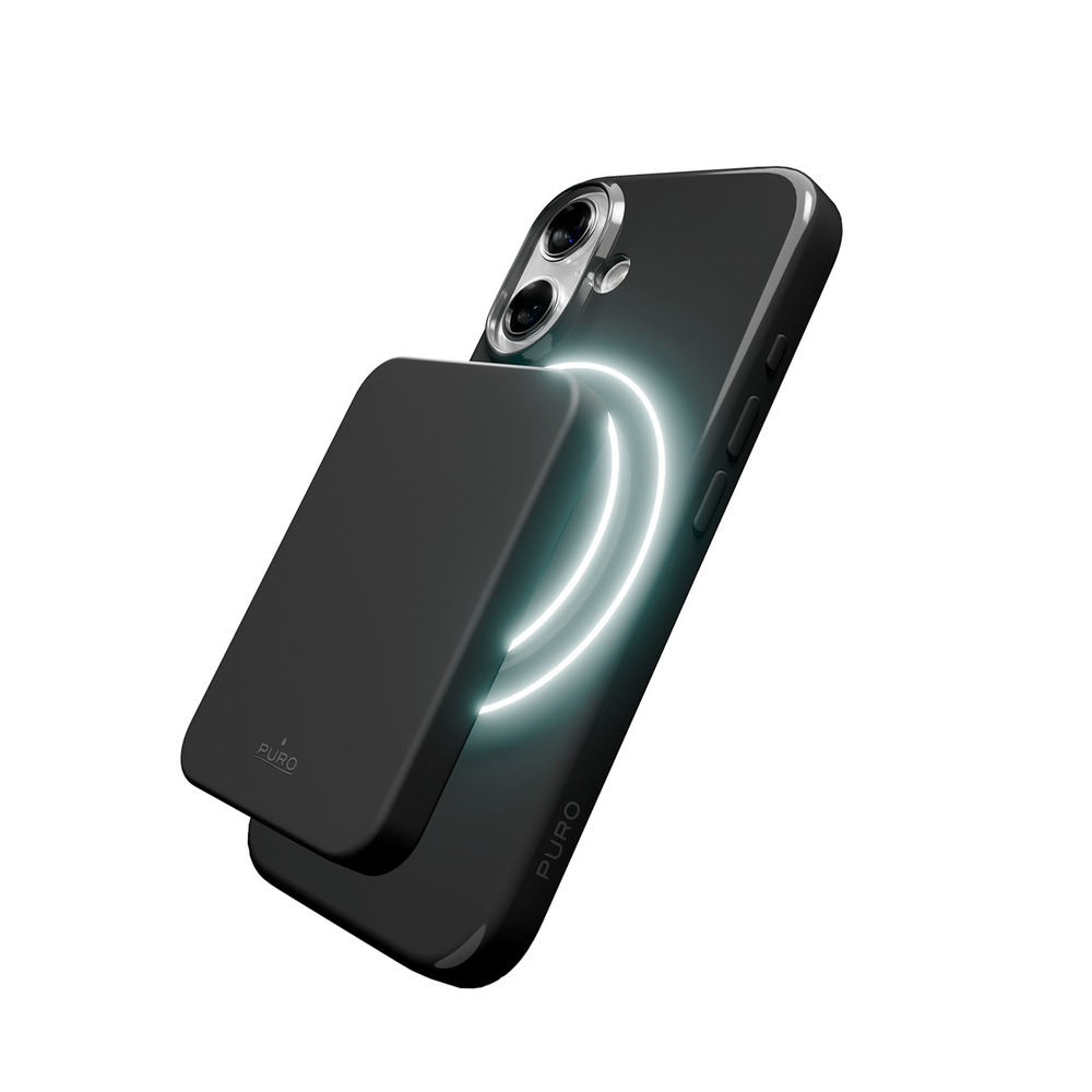 Puro Pulse MagSafe dėklas iPhone 17 – juodas