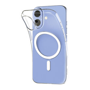 Puro 0.3 MagSafe itin plonas TPU dėklas iPhone 17 – skaidrus