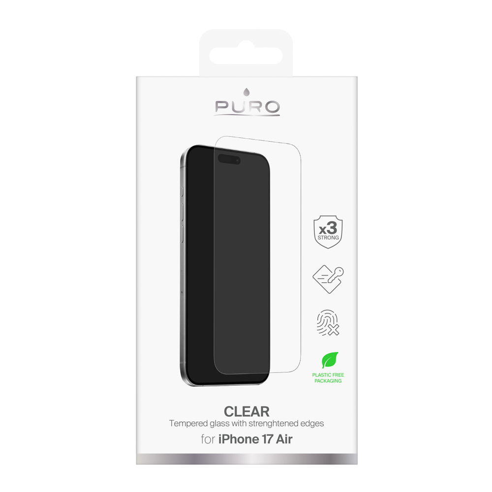 Puro Standard grūdintas stiklas iPhone 17 Air