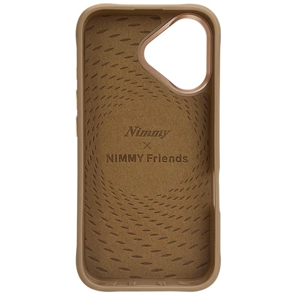Nimmy Tiger MagSafe dėklas iPhone 16 – rudas