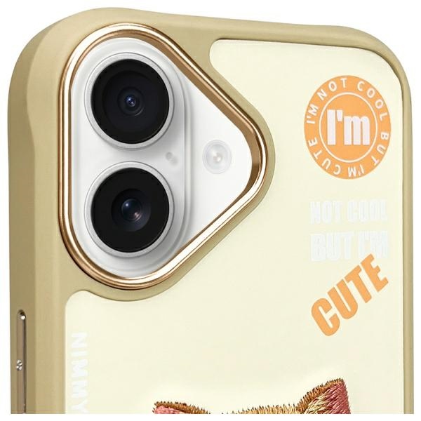 Nimmy Cool&Cute 2.0 dėklas iPhone 16 – khaki