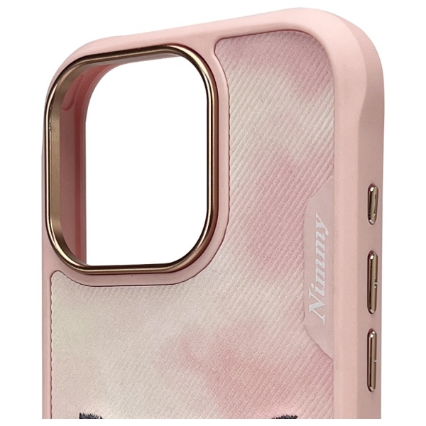 Nimmy Big Eyed Pet 2.0 dėklas iPhone 16 Pro Max – rožinis
