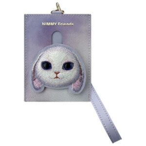 Nimmy Big Eyed Pet 2.0 Rabbit kortelių dėklas – violetinis