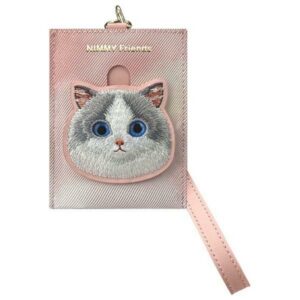 Nimmy kortelių piniginė Big Eyed Pet 2.0 Cat – rožinė