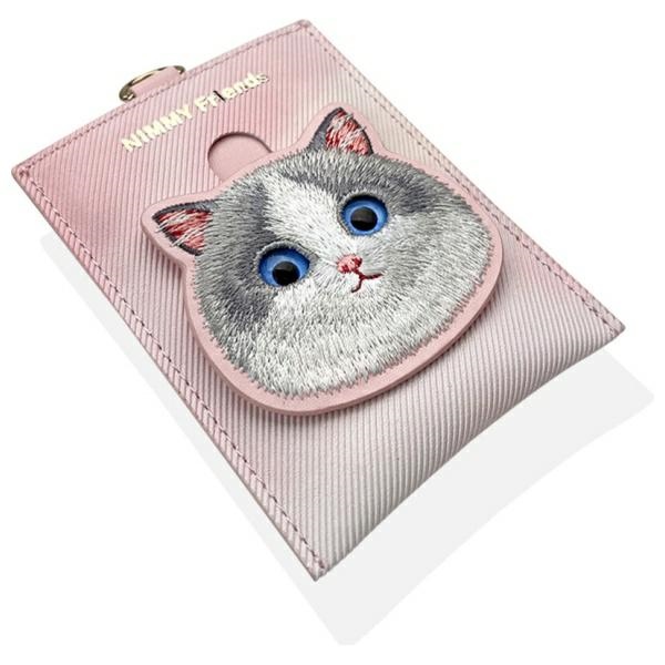 Nimmy kortelių piniginė Big Eyed Pet 2.0 Cat – rožinė
