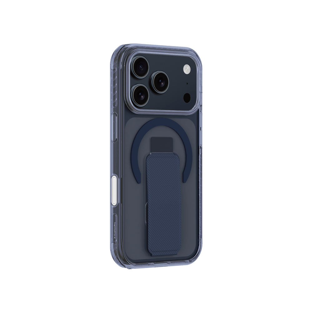 AmazingThing Titan Pro laikiklio dėklas, skirtas iPhone 17 Pro Max, suderinamas su MagSafe - mėlynas