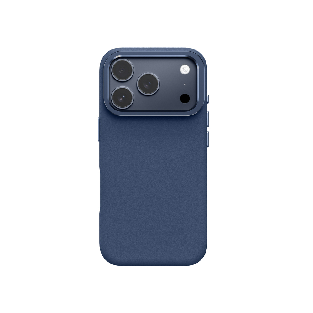 AmazingThing Glamour iPhone 17 Pro Max dėklas su stovu – mėlynas
