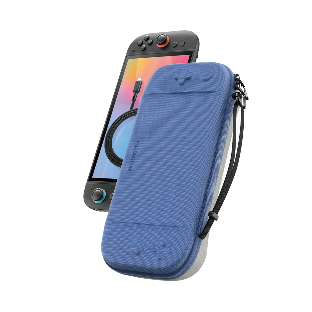 AmazingThing PlayShield EDC apsauginis dėklas, skirtas Nintendo Switch 2 – mėlynas
