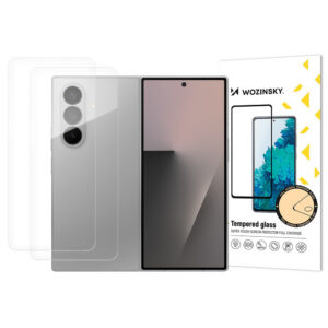 Wozinsky TPU viso korpuso ekrano apsauga, skirta Samsung Galaxy Z Fold 7, rinkinys po 2