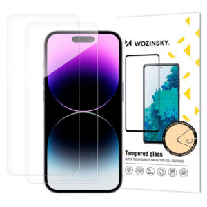 Wozinsky grūdintas stiklas iPhone 17/16 Pro (2 vnt.)
